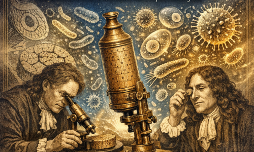 invenção do microscópio